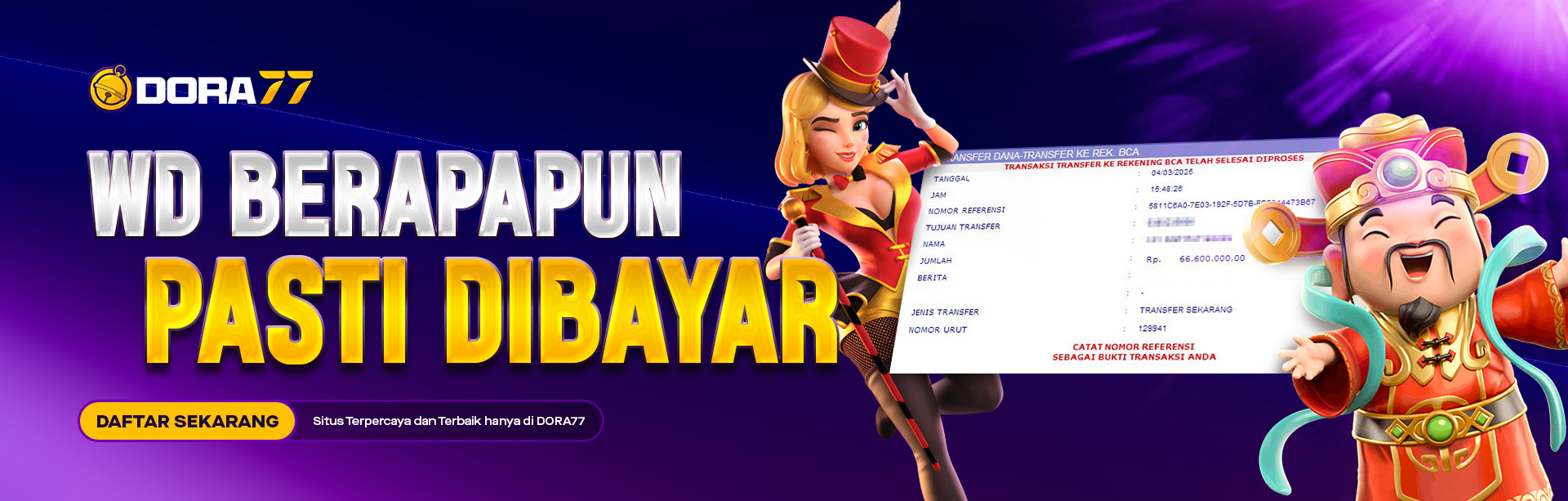 WD BERAPAPUN PASTI DIBAYAR